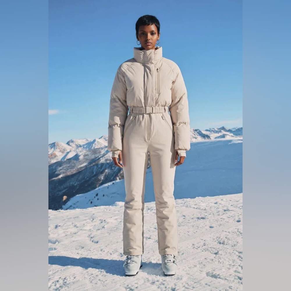 Snow Play Ski Jumpsuit - Taupe